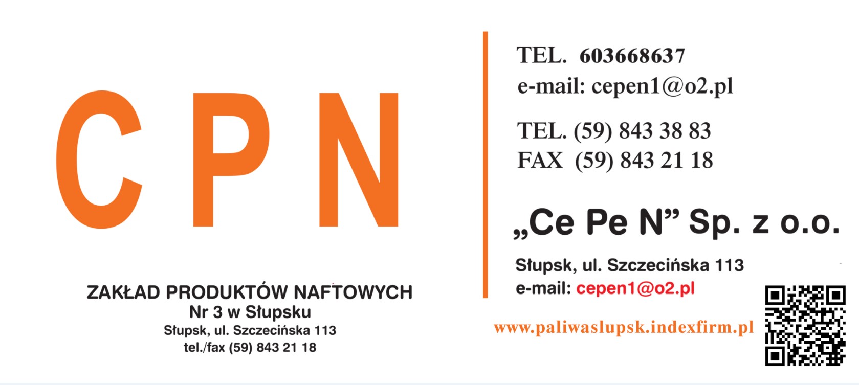 DYSTRYBUTOR PRODUKTÓW NAFTOWYCH "CEPEN" - oleje napędowe SŁUPSK oleje napędowe SŁUPSK